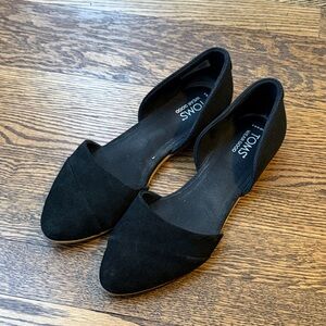 TOMS Jutti D’Orsay Women's Classic Black Flats